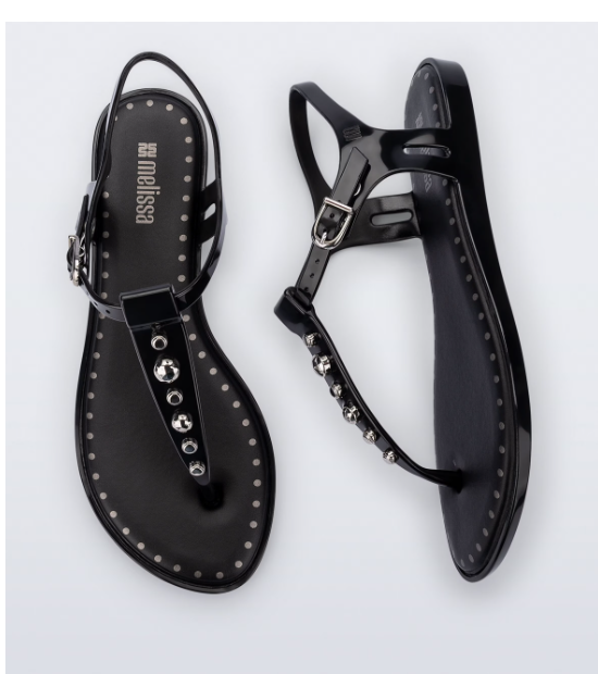  Melissa Solar Boho Preto Preto 3