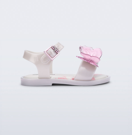  Mini Melissa fly sandal Baby Branco Perolado