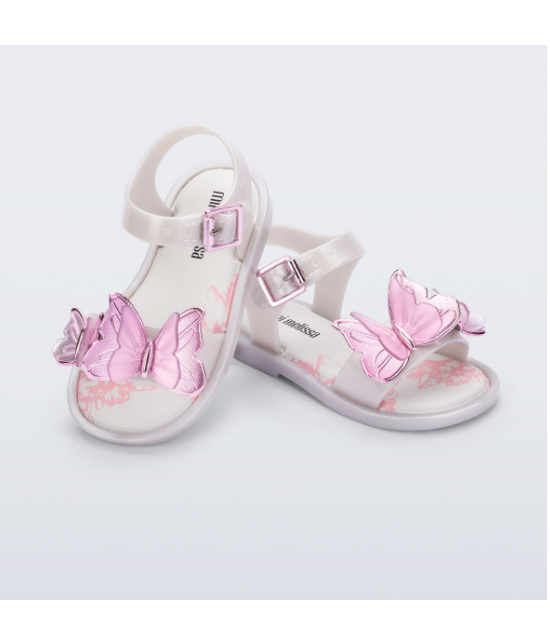  Mini Melissa fly sandal Baby Branco Perolado Branco 4