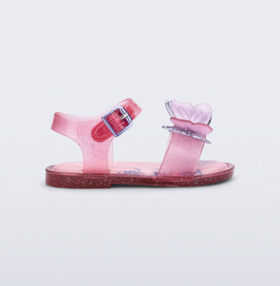 Mini Melissa fly Infantil Baby Rosa Glitter