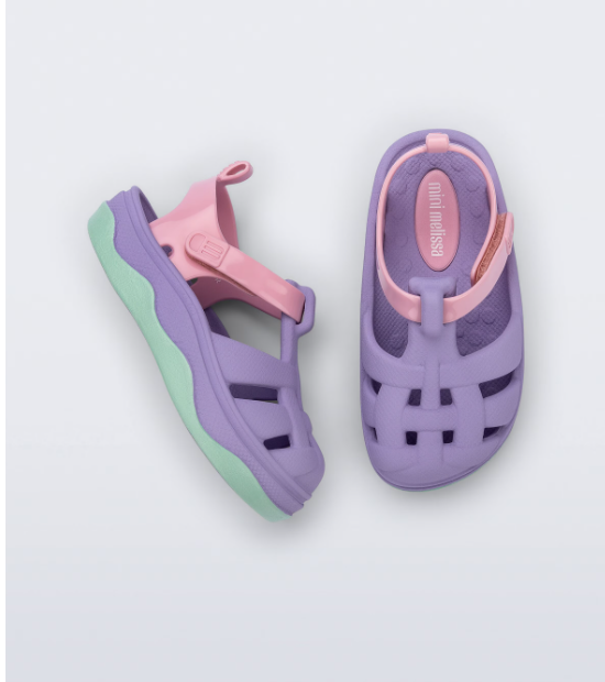 Mini Melissa Zig Baby Lilas Rosa Roxo 2