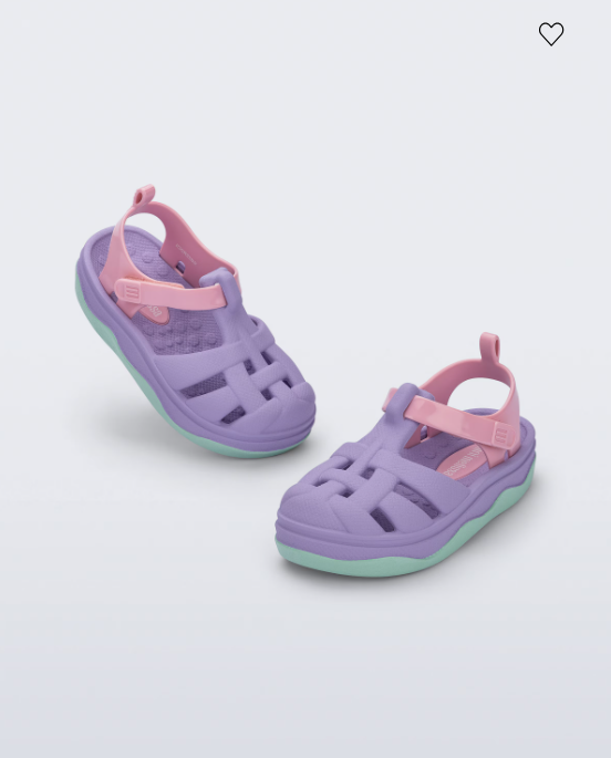 Mini Melissa Zig Baby Lilas Rosa Roxo 4