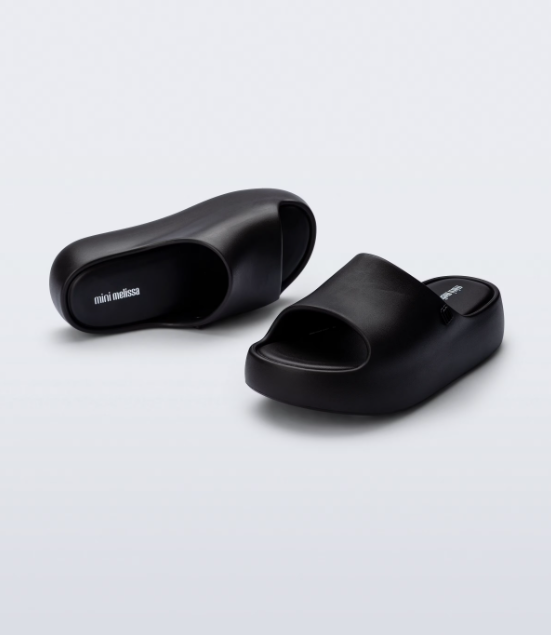 Mini Melissa Free Platform Slid Inf Preto Preto 2