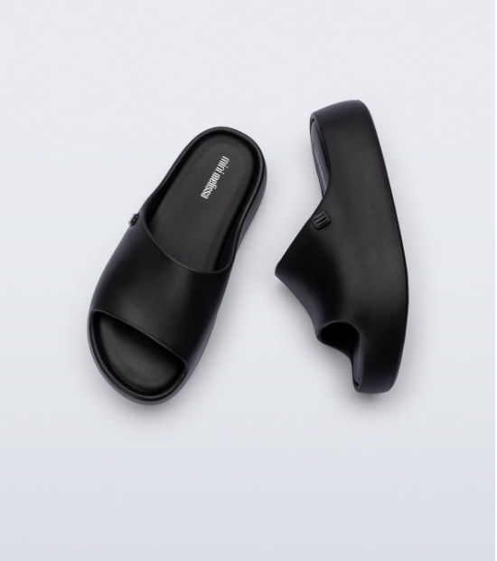 Mini Melissa Free Platform Slid Inf Preto Preto 3