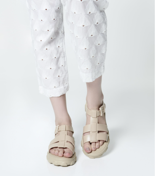 Melissa Ella Sandal Bege Branco 2