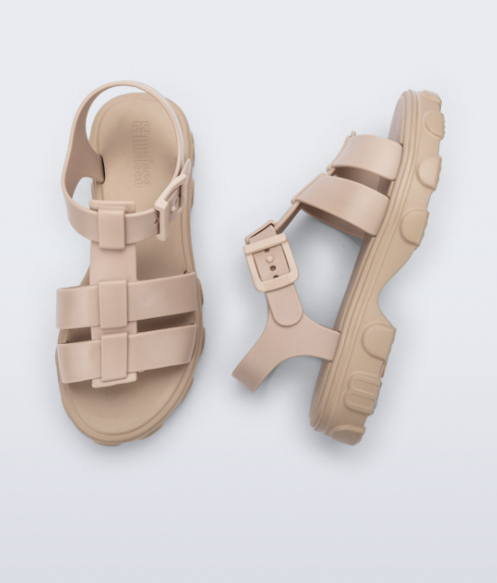 Melissa Ella Sandal Bege Branco 4