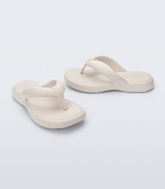 Melissa Free Low Bege Branco 2