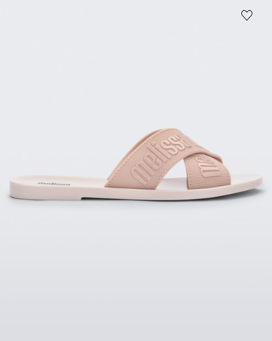 Melissa M-Lover Slide Bege Rosa