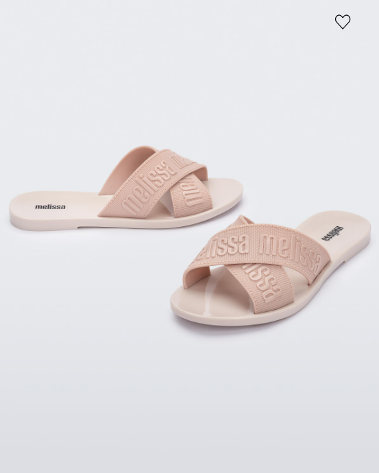 Melissa M-Lover Slide Bege Rosa Rosa 3
