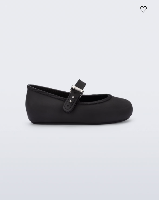 Mini Melissa Soft Ballerina Baby Preto