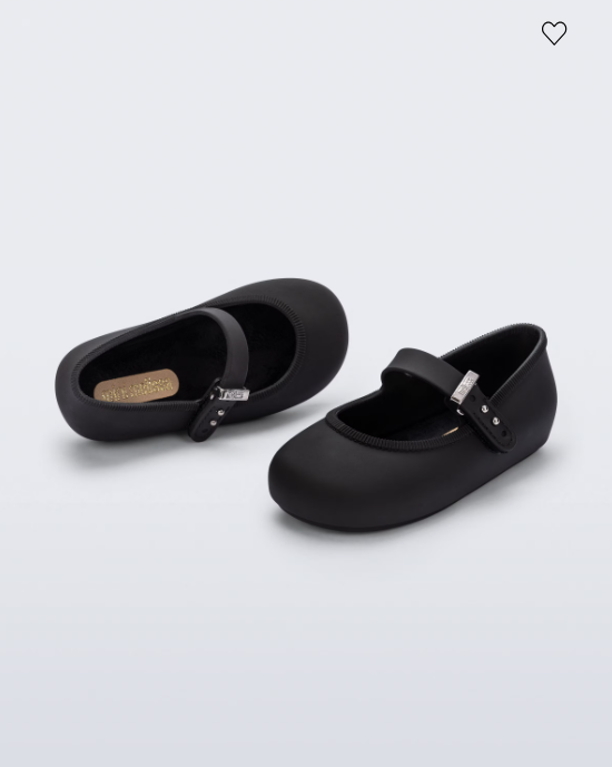 Mini Melissa Soft Ballerina Baby Preto Preto 3