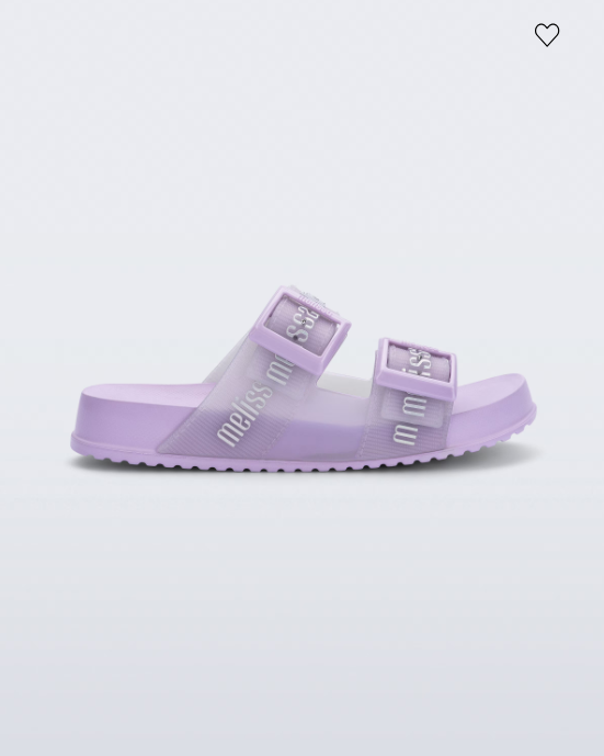 Mini melissa Cozy Slide Lilas Plat Inf