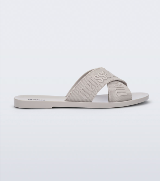 Melissa M-Lover Slide Bege Claro Branco 2