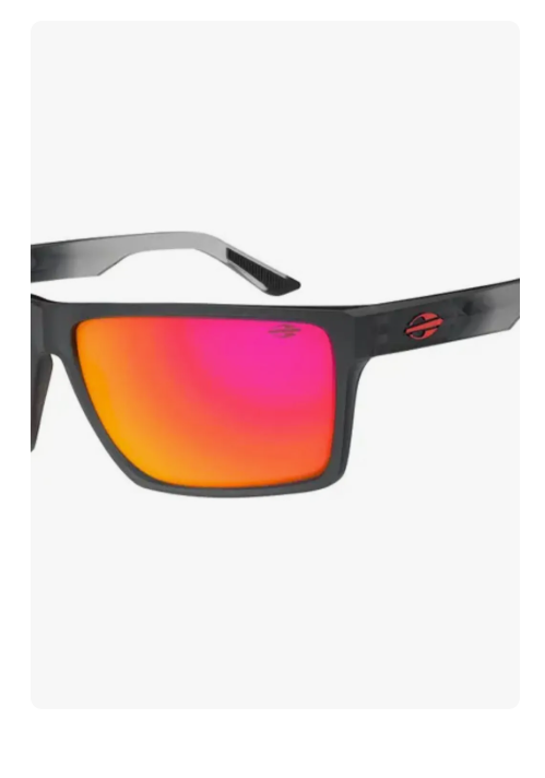 Oculos Sol Mormaii Carmel 2 Fume Escuro Degra/L CInza Revo Vermelho Preto 2