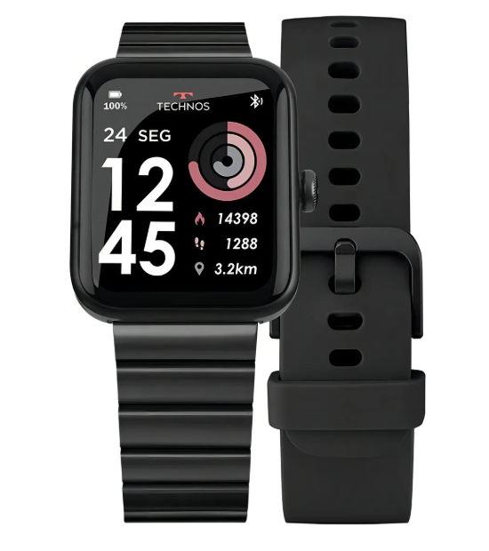 Smartwatch Technos TMAXAI/8P Preto