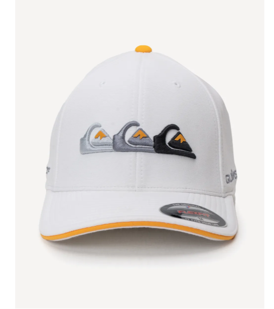 Bone Emb Three Logo White M Branco 3