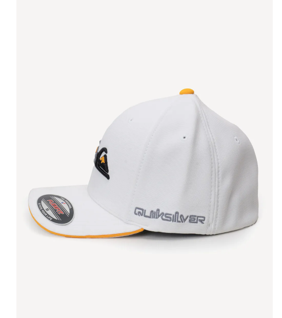 Bone Emb Three Logo White M Branco 5