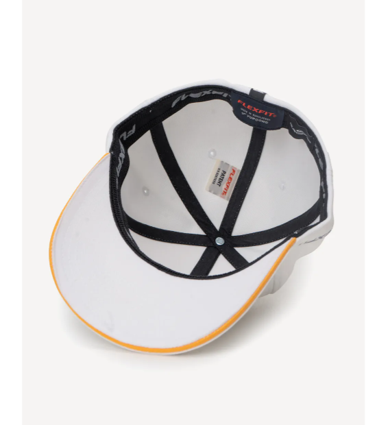 Bone Emb Three Logo White M Branco 6