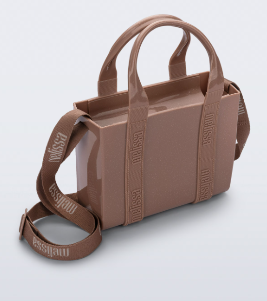 Melissa Mini Dulce Bag Marrom Glitter