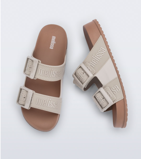Melissa Cozy Slide M-Lover Bege Marrom Bege 3