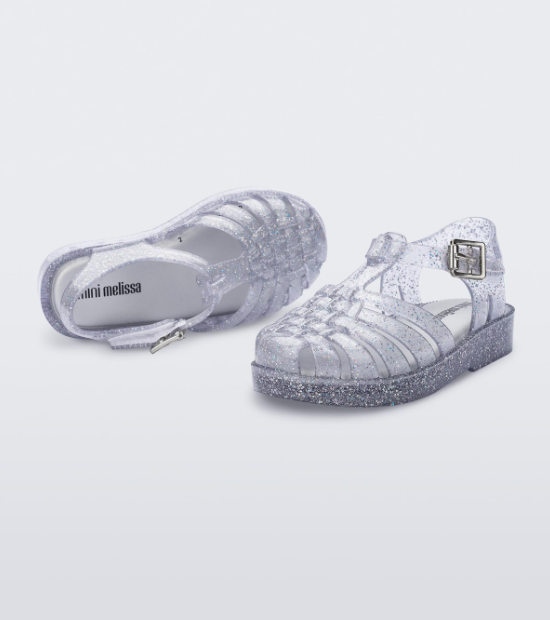 Mini Melissa Possession Shiny Baby Prata Prata 2