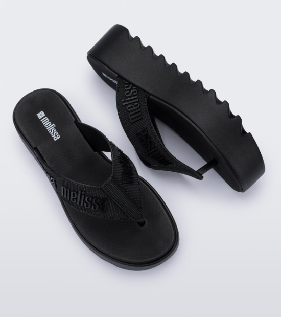 Melissa M-Lover Thong Platform Preto Preto 3