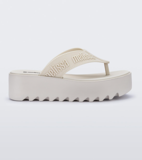 Melissa M-Lover Thong Platform Bege