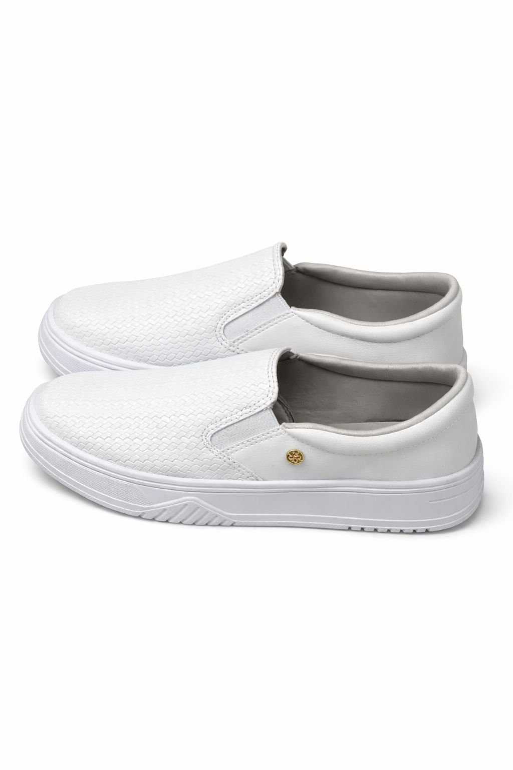 Tenis Esportivo Sintetico Feminino Napa Istambul Branco Branco 3