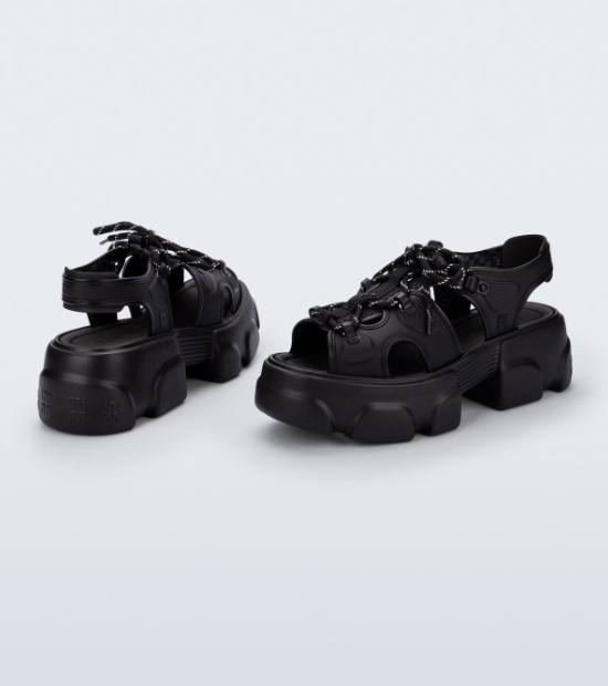 Melissa Camp Sandal Preto Preto 2