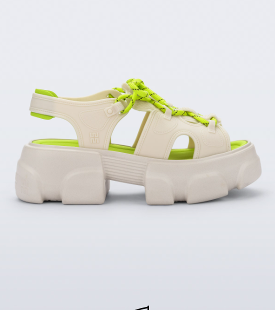 Melissa Camp Sandal Bege Verde