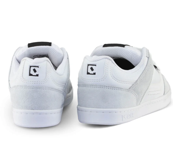 Tenis Masculino QIX em Camurca com Solado de Borracha Branco 5