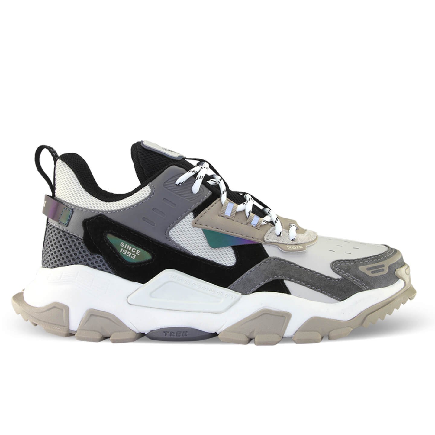 Tenis Qix Trek Urban Hiking - Bege e Grafite