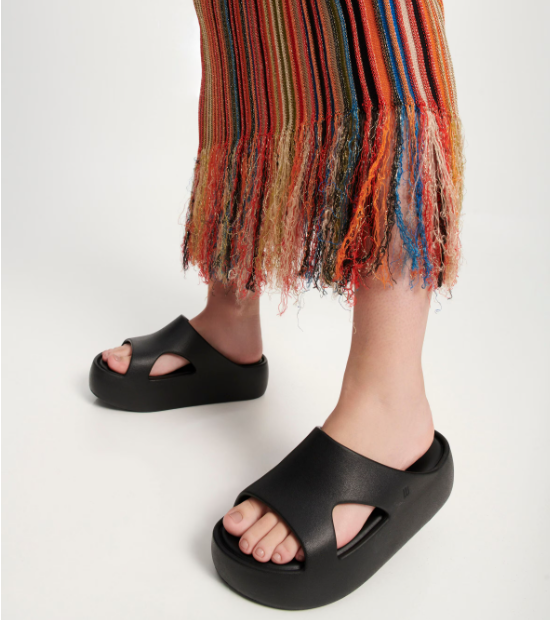 Melissa Free Cut Out Platform Preto Preto 2