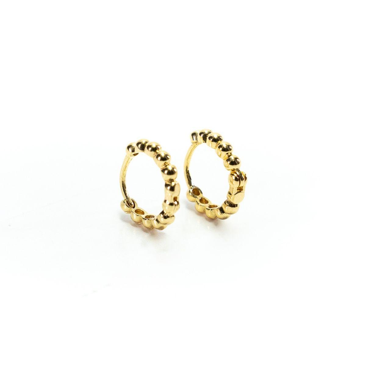 Brinco Pequeno Banhado a Ouro