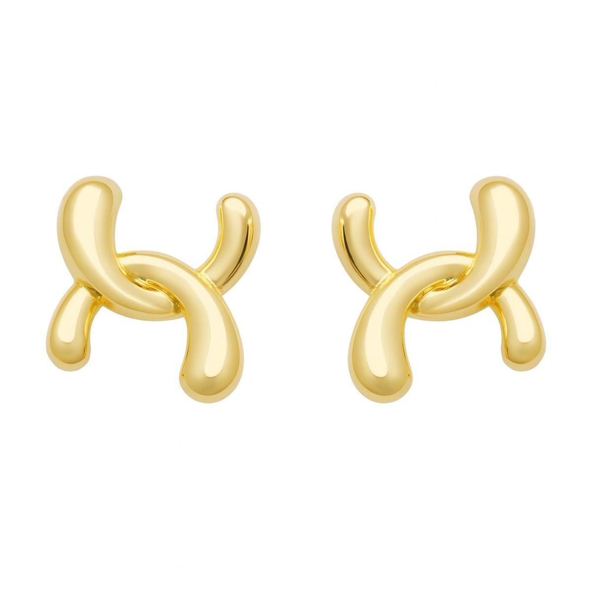 Brinco Vih Triny CC banhado a Ouro