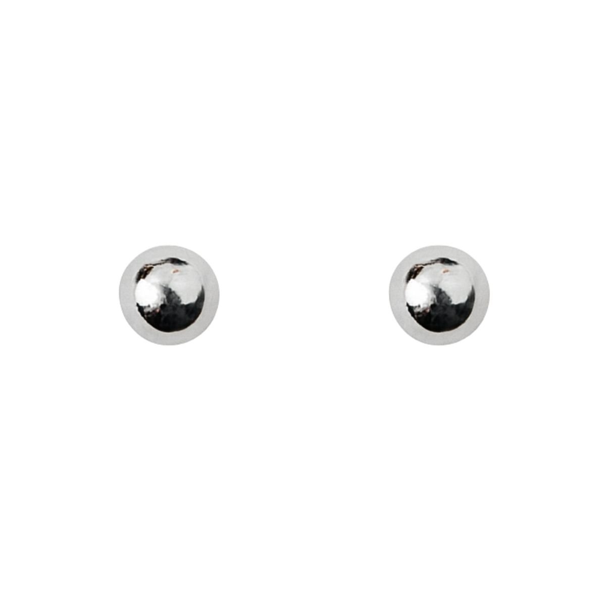 Brinco Vih Triny Prata Feminino Bolinha G