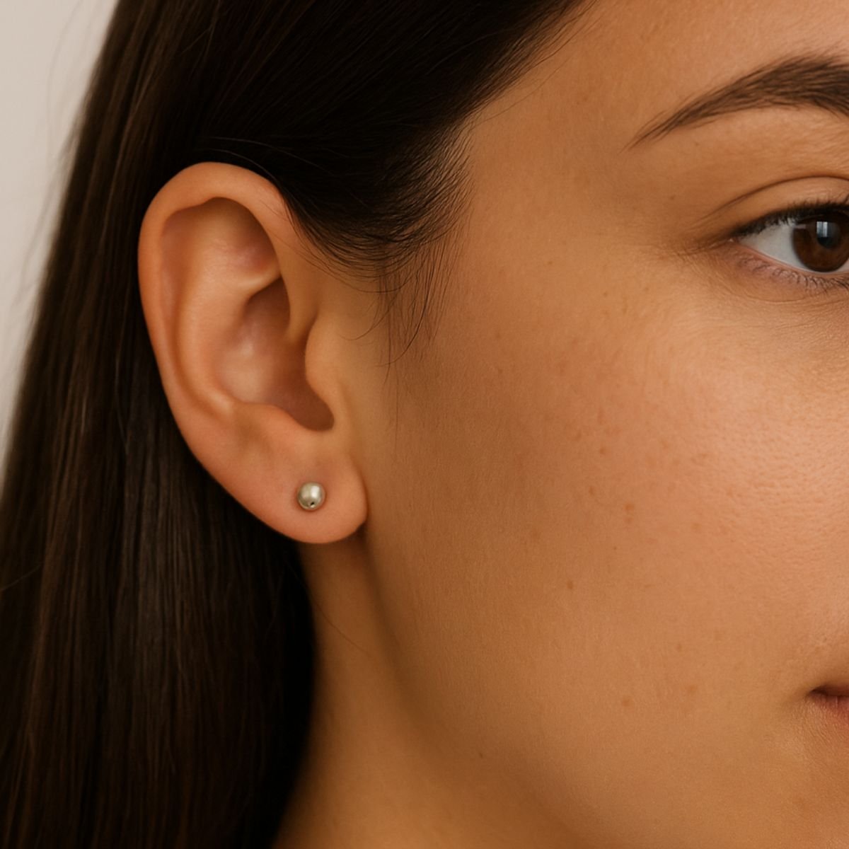 Brinco Vih Triny Prata Feminino Bolinha G Prata 2