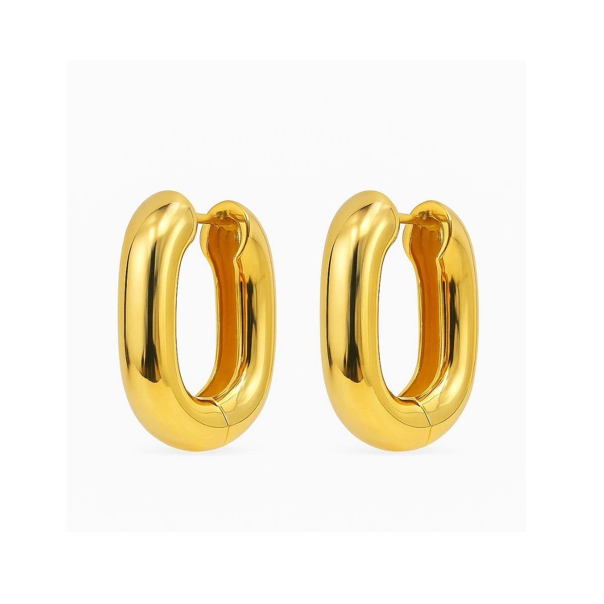 Brinco Argola Banhada a Ouro