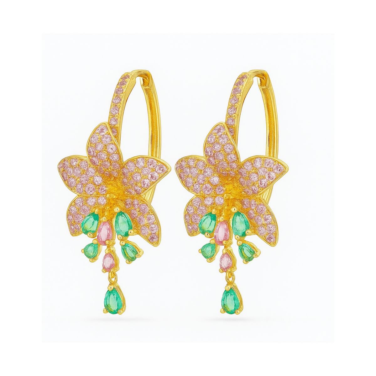 Brinco Argola Banhada a Ouro