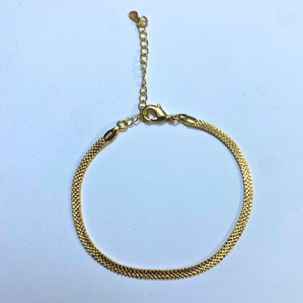 Pulseira Bracelete Feminino Semi Joia Banhado a Ouro Dourado 3