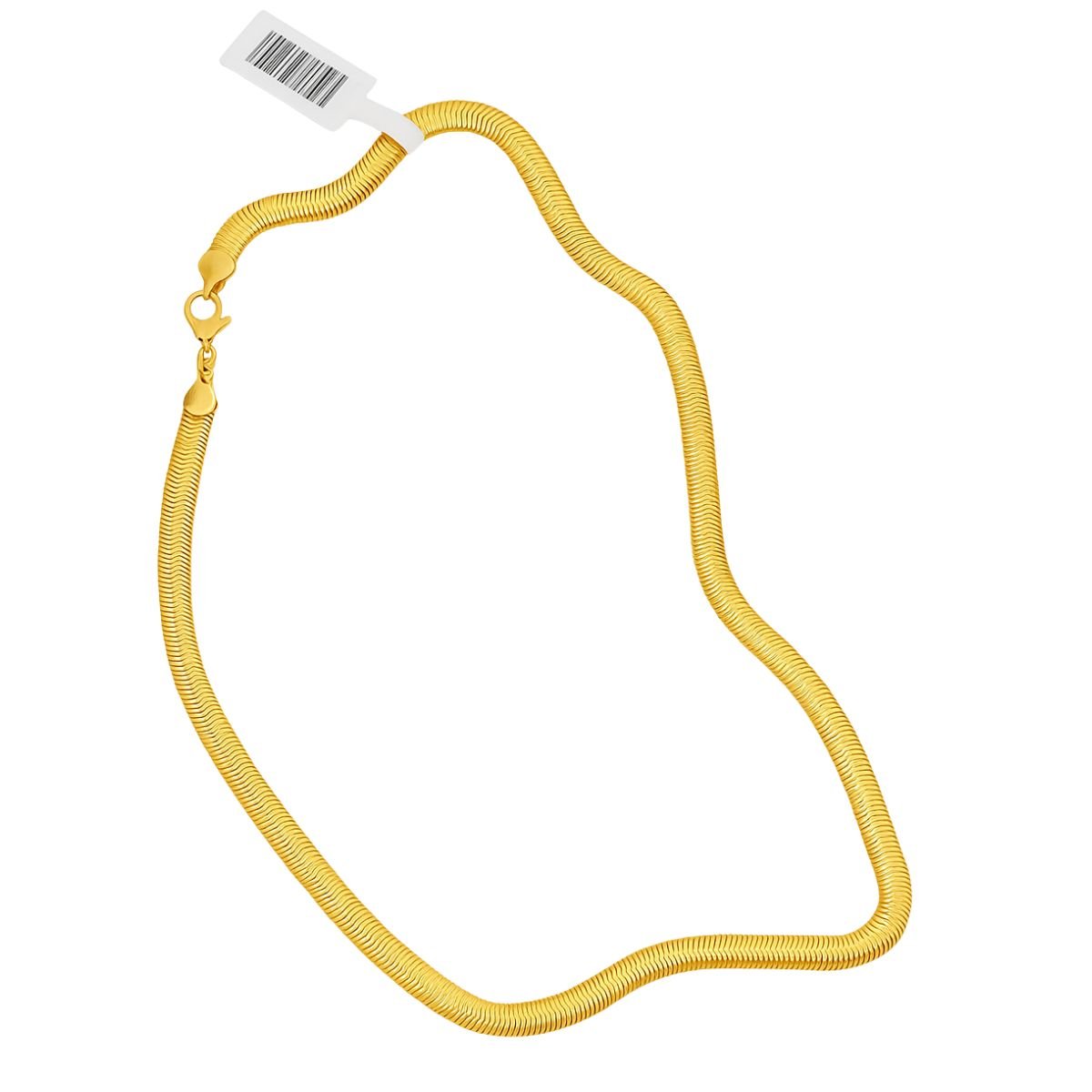 Colar Vih Triny He-Crocker Lacraia Banhado a Ouro