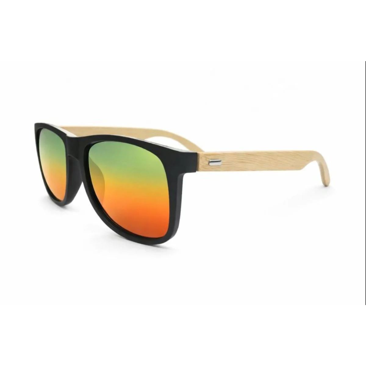 Óculos de Sol Premium com Haste em Bambu e Lente Degradê