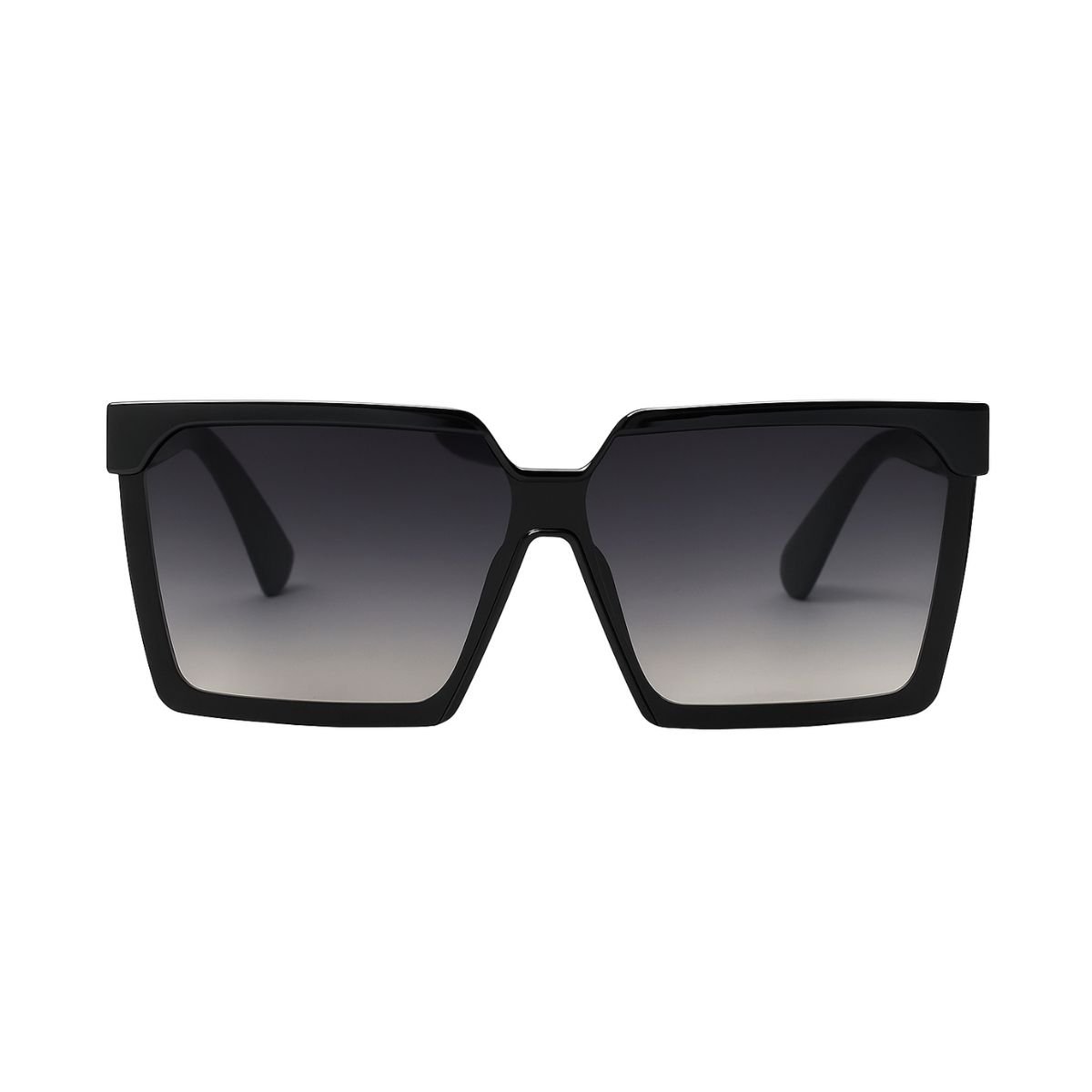 Óculos de Sol Quadrado Preto Premium