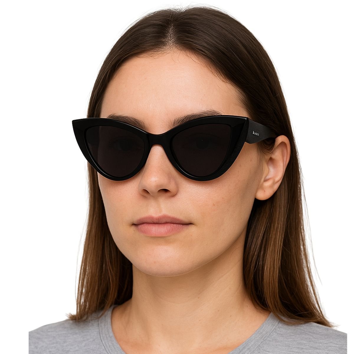 Óculos de Sol FMF Preto Estilo Gatinho ? Design Moderno e Proteção UV Preto 3