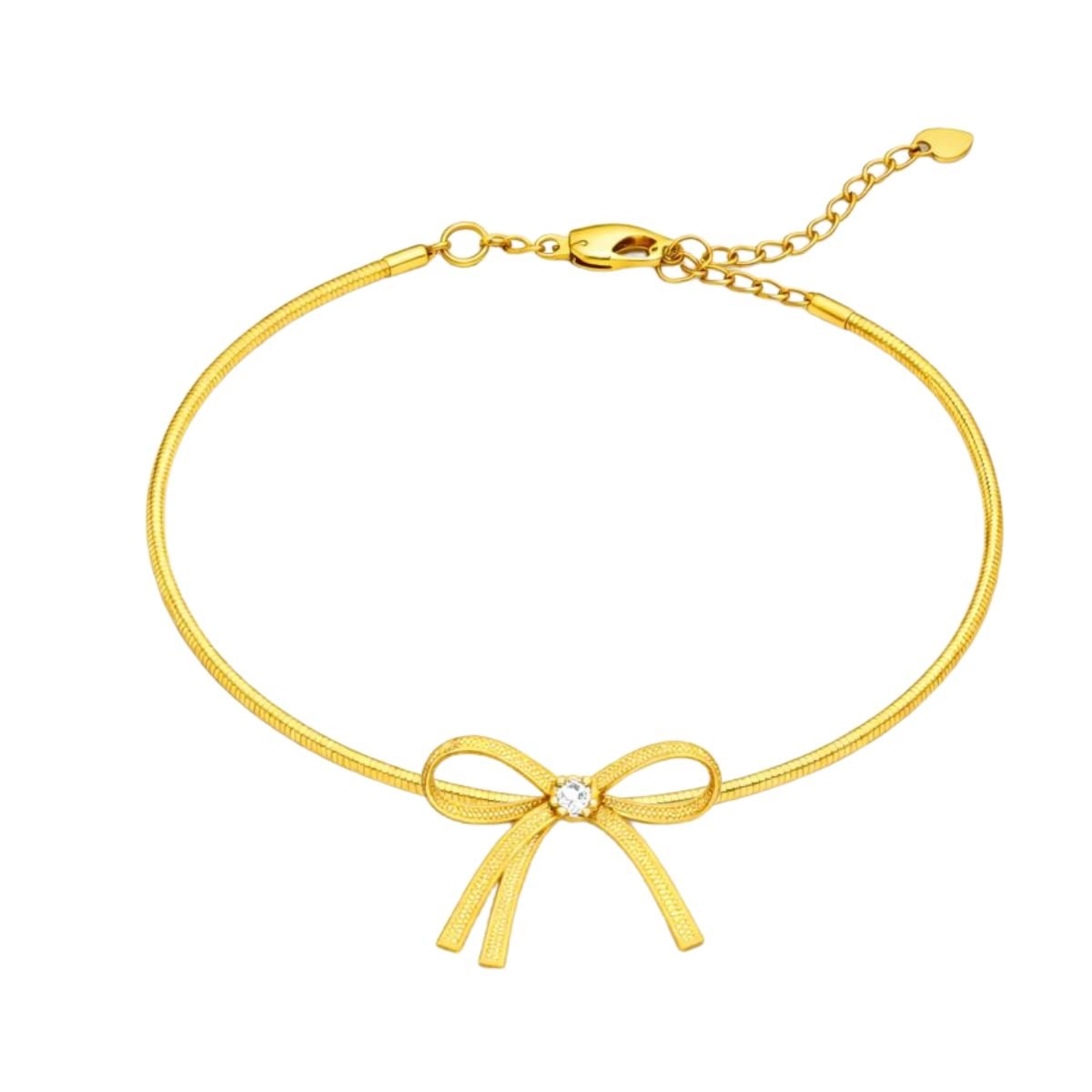 Pulseira Vih Triny Banhada a Ouro Laço