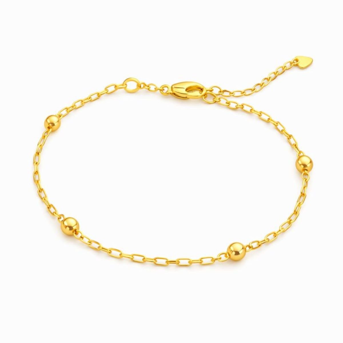 Pulseira Vih Triny Banhada a Ouro Bolinha