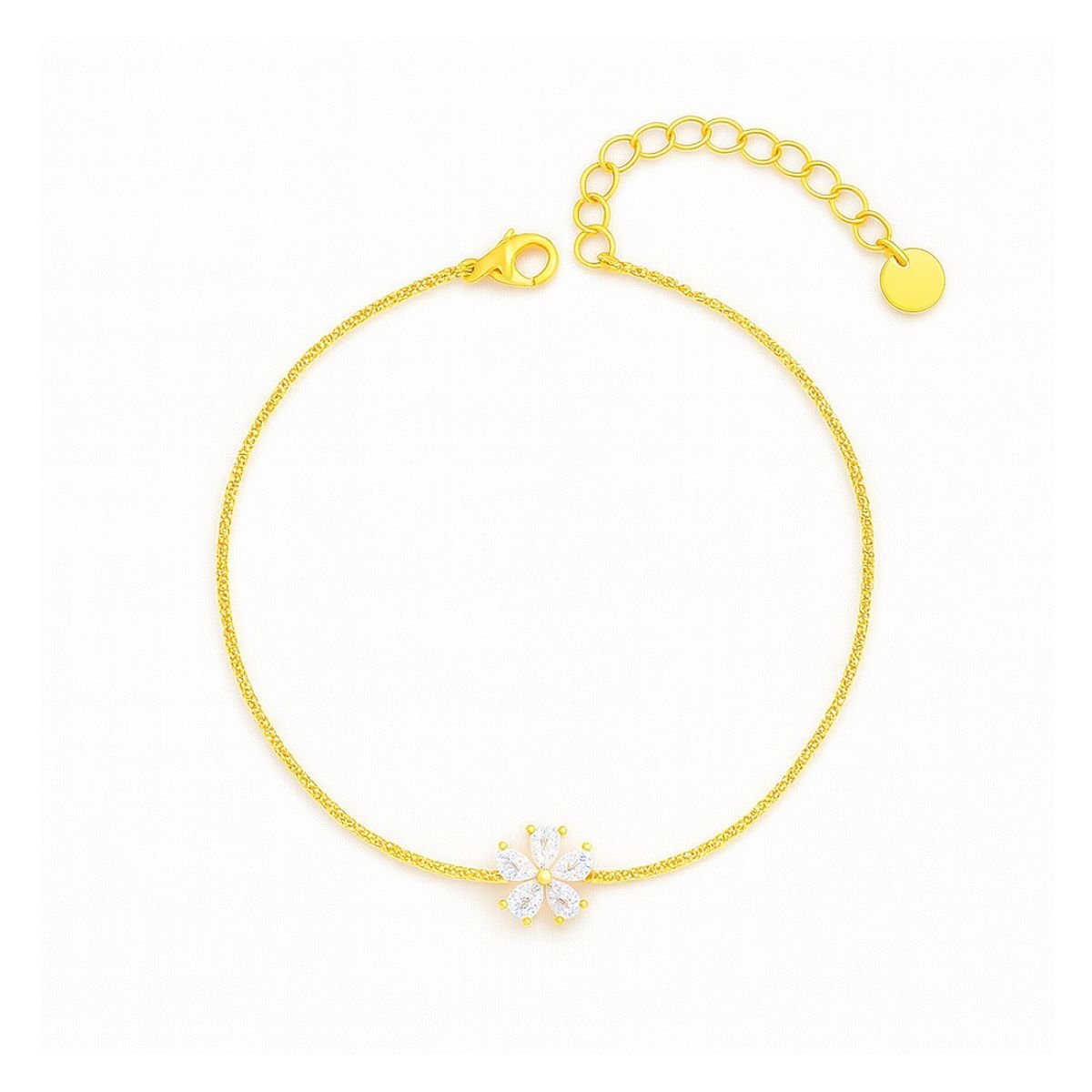 Pulseira Delicada Vih Triny Banhada a ouro For Zircônia