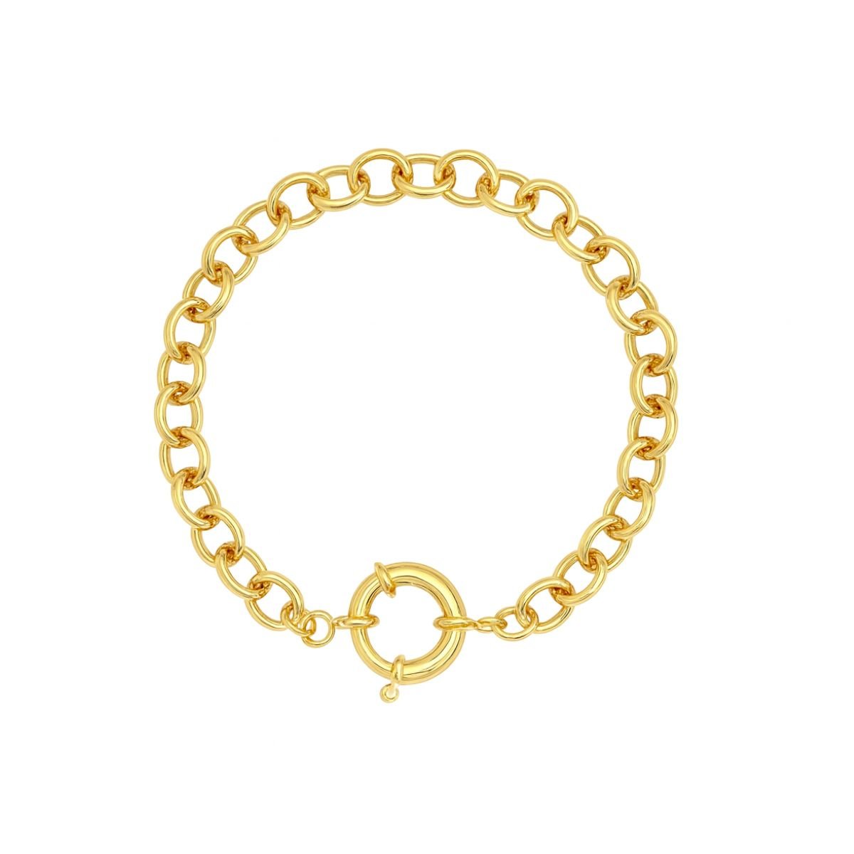 Pulseira Delicada Vih Triny Banhada a ouro Elo Português