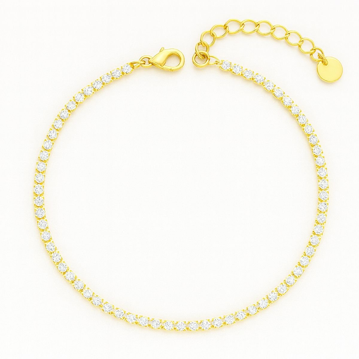 Pulseira Delicada Vih Triny Banhada a ouro Rabo de Rato