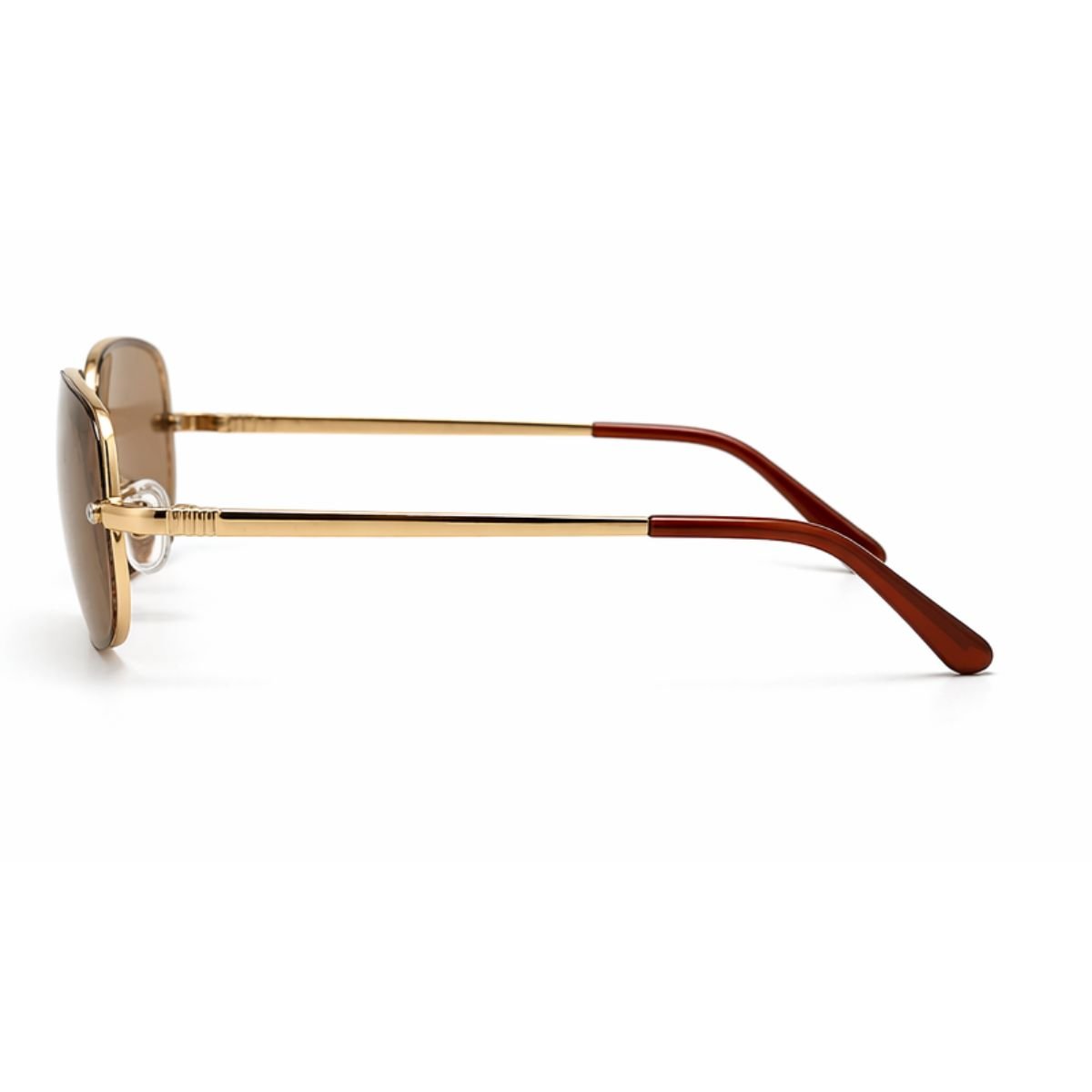 Óculos de Sol Retrô Virginia Metal Dourado Vintage Premium UV400